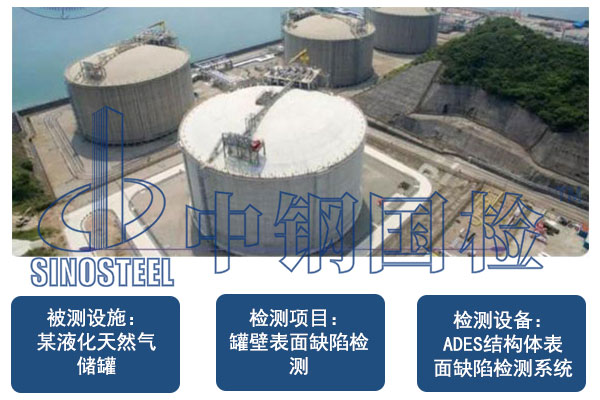 液化天然氣儲罐罐壁缺陷非接觸檢測-無人機檢測